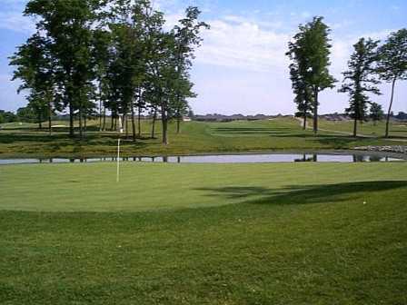 A view of a hole with water coming into play at West Chase Golf Club