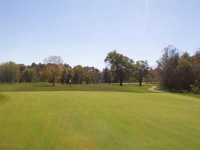 A view of a hole at Lucas Oil Golf Course