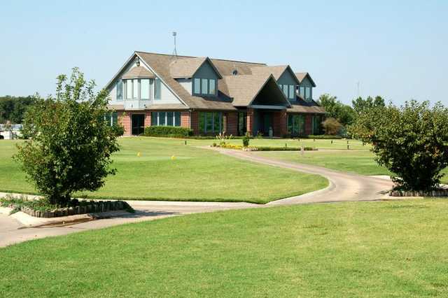 A view of the clubhouse from the Golf Club at Cimarron Trails