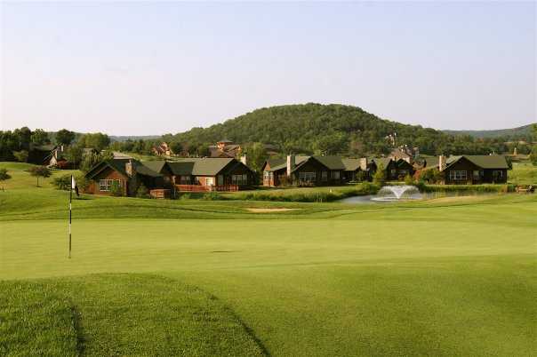 A sunny view of a hole at Old Kinderhook Golf Course