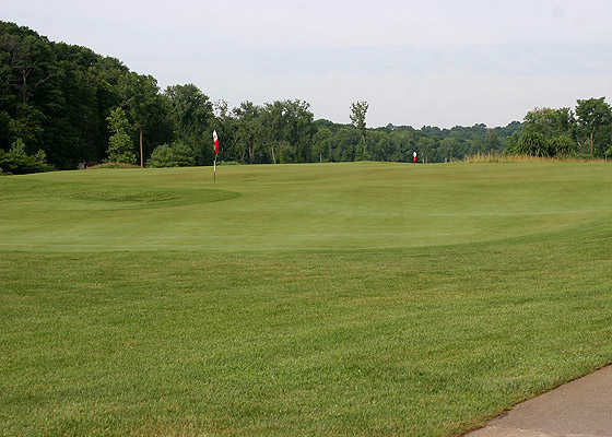 A view of hole #8 from Landings At Spirit Golf Club