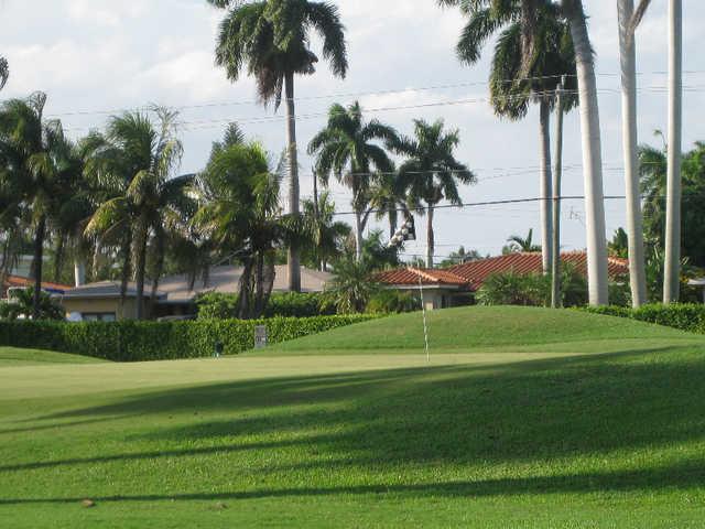 A view of green at Hollywood Beach Golf & Country Club.
