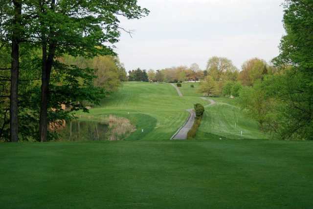 A view from tee #9 at Hinckley Hills Golf Course