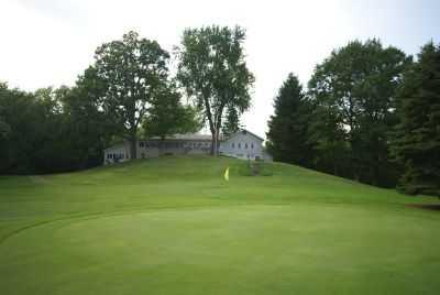 A view of the 3rd green at Oakwood Country Club