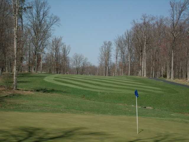 A view of hole #13 at Eagle Trace Golf Course