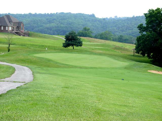 A view of green #7 from Boone's Trace National GC