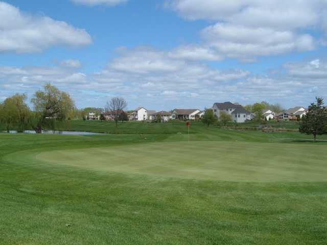 A view of green #10 at Chisago Lakes Golf Course