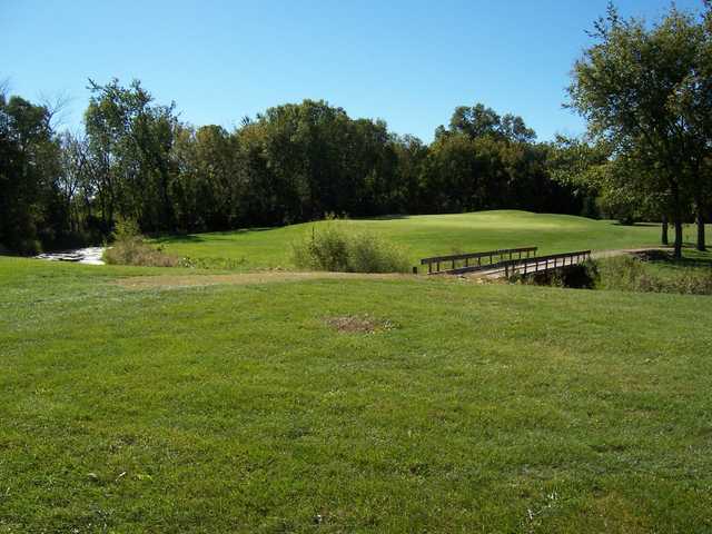 A view of the 10th hole at Pine Island Golf Course