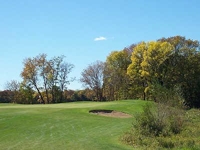 A view of hole #12 at Bulrush Golf Club