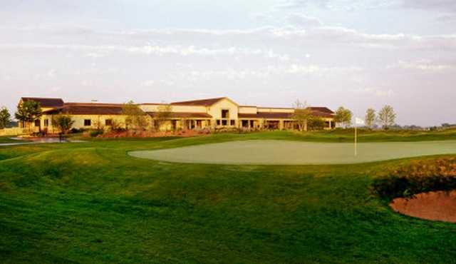 A view of the clubhouse at StoneRidge Golf Club
