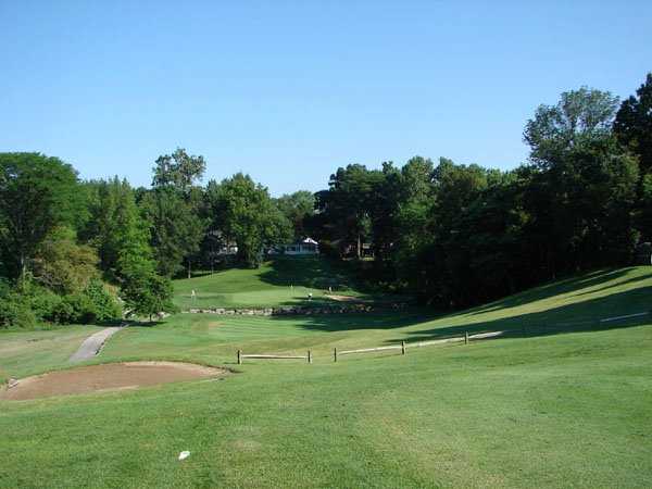 A view of the 4th green at Heather Downs Country Club