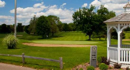 A view of hole #9 at Milham Park Golf Course