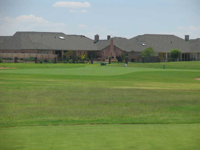 A view of the clubhouse at Nueva Vista Golf Club