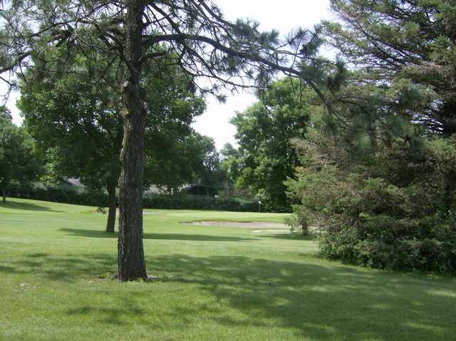 A view of green #1 at Glencoe Country Club