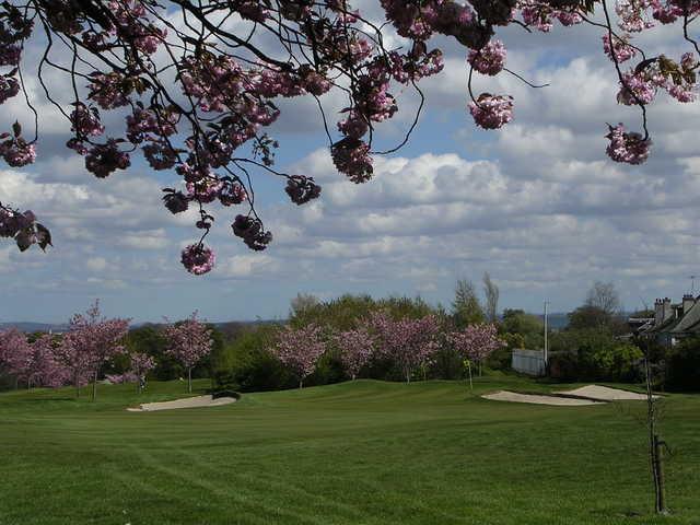 A view of green #18 at Prestonfield Golf Club