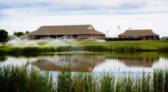 A view of the clubhouse at Riverwood National Golf Course