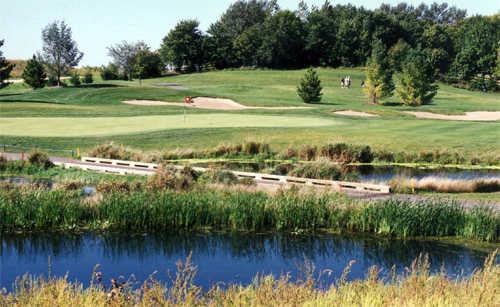 A view of hole #10 at Boulder Pointe Golf Club