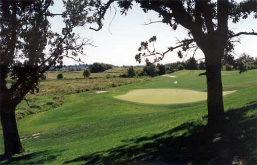 A view of green #11 at Boulder Pointe Golf Club