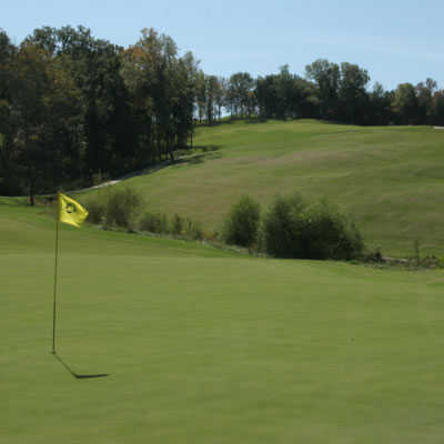 A view of green at Kincaid Lake State Park Golf Course