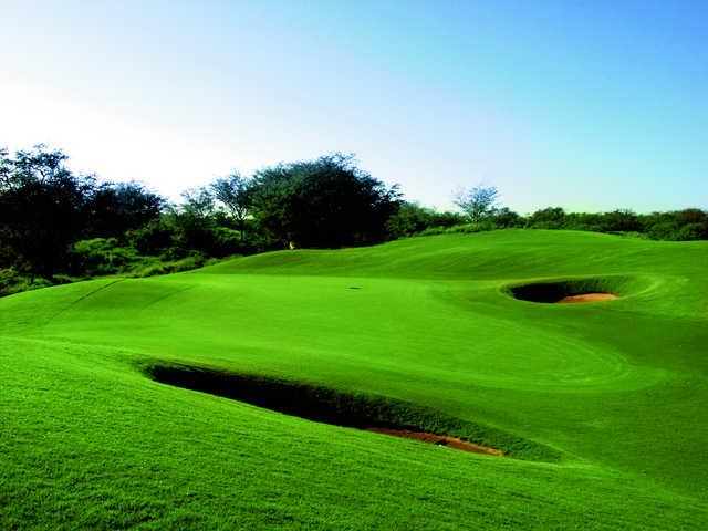 13th green at The Dunes At Maui Lani