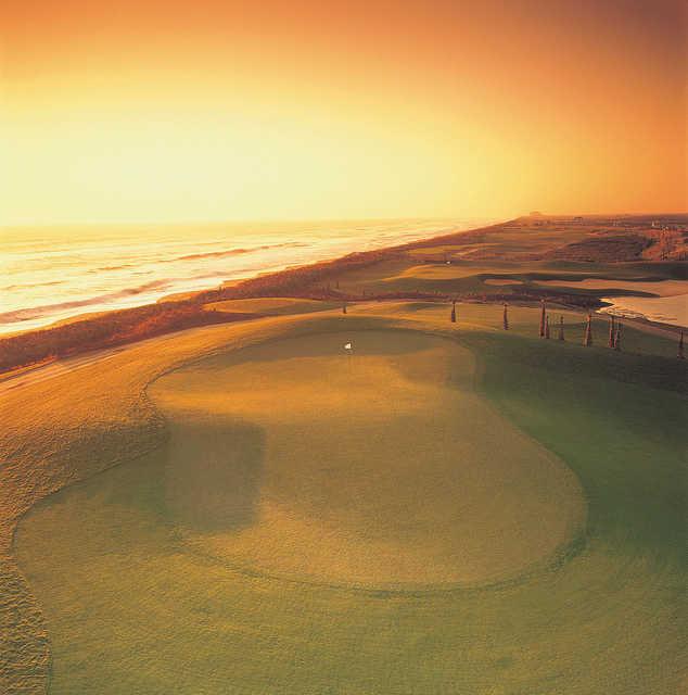 The 15th hole on Hammock Beach Resort's Ocean golf course is an uphill par 4 that is one of the most challenging on the back nine.