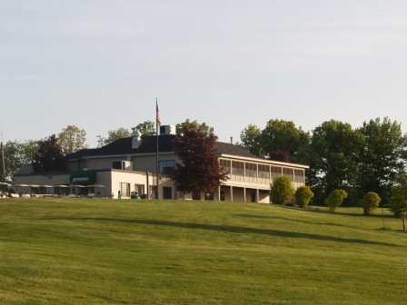 A view of the clubhouse at Agawam Municipal Golf Course