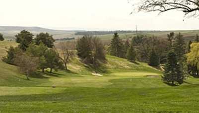 A view of hole #10 at University of Idaho Golf Course