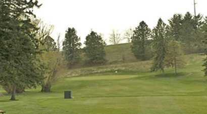 A view of the 14th green at University of Idaho Golf Course