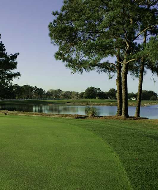 A view over the water from Meadow Oaks Golf & Country Club