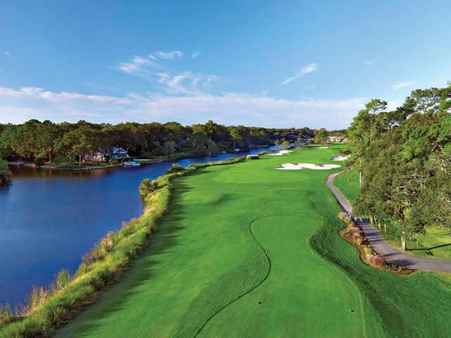 George Fazio Golf Course at Palmetto Dunes Oceanfront Resort, Hole #16.