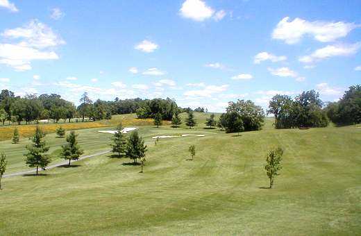 A view of the 11th green at Black Rock Golf Course