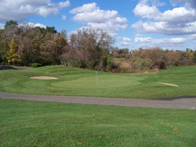 A view of the 15th green at Cannon Golf Club