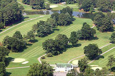 Aerial view from Lafayette Golf Course