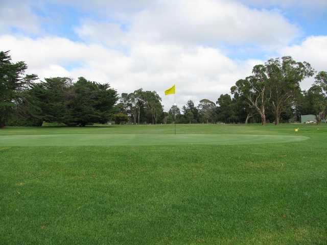A view of a hole at Uralla Golf Club