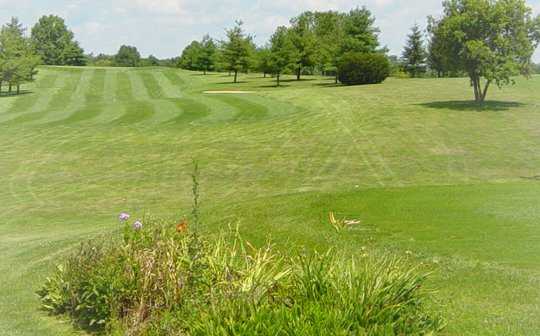 A view of a fairway at Henry County Country Club