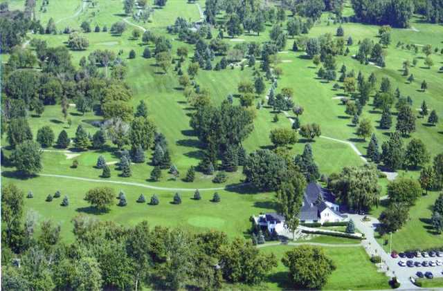 Aerial view from Glenbrier Golf Course