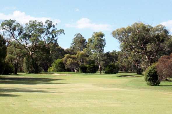 A view from fairway #1 at Kilmore Golf Club