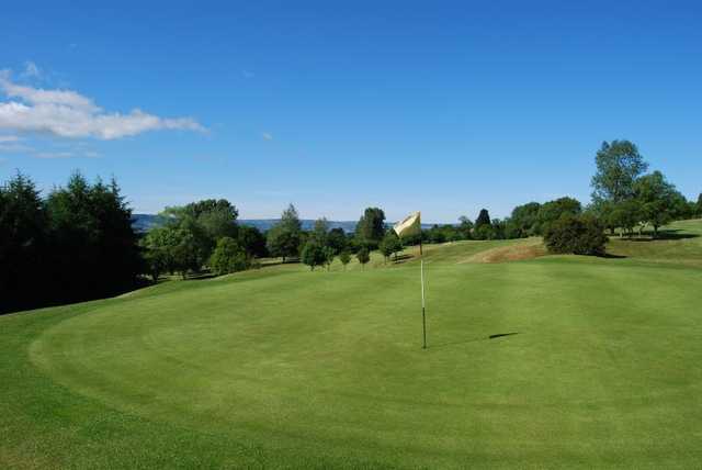 A view of the 3rd green at Holywood Golf Club