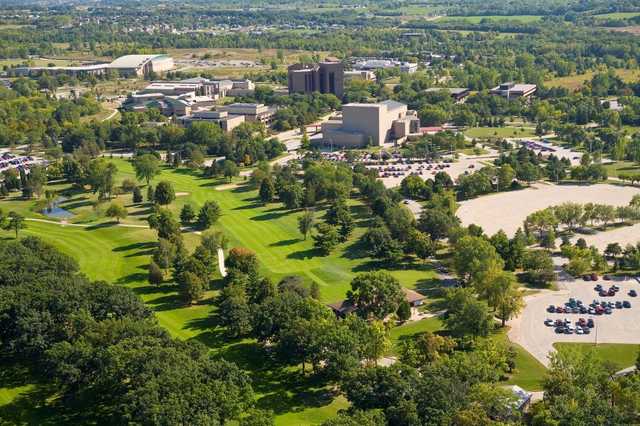 Aerial view from Shorewood Golf Course