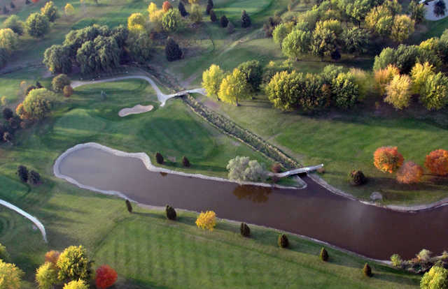 Aerial view from Fox Valley Golf Club