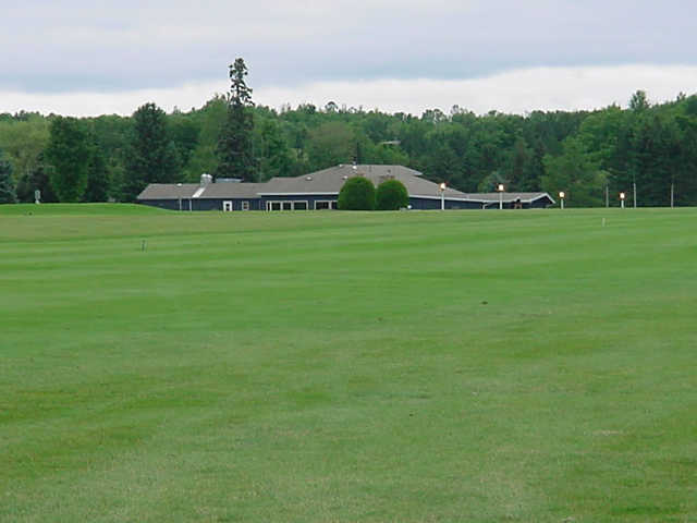 A view of the clubhouse at McCauslin Brook Golf Course