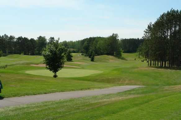 A view of green at Merrill Golf Club