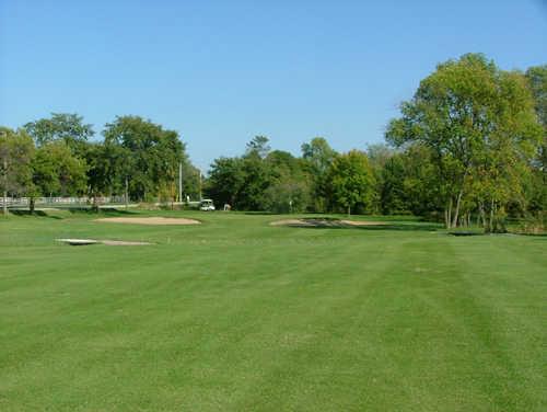 A view from fairway #5 at Oak Hills Golf Course