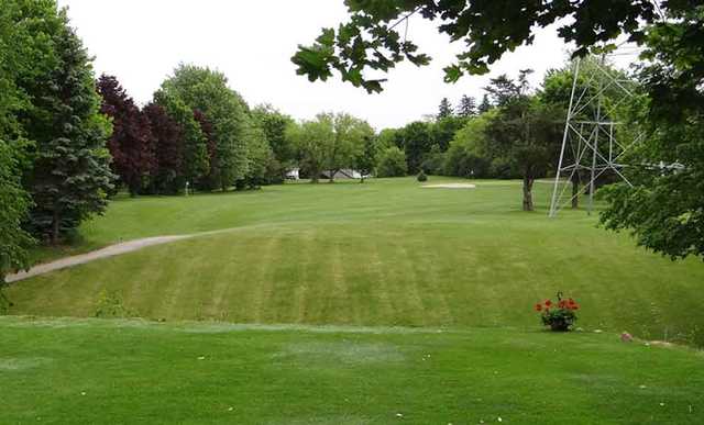 A view from tee #1 at Crystal Lake Golf Course