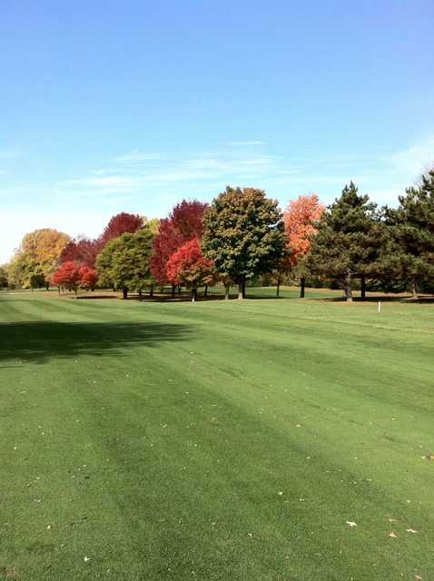 A view of fairway #15 at Johnson Park Golf Course