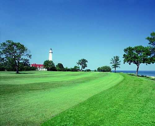 A view of the 2nd fairway at Shoop Park Golf Course 