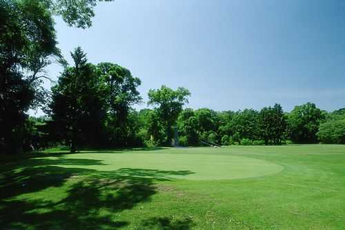 A view of the 7th hole at Washington Park Golf Course