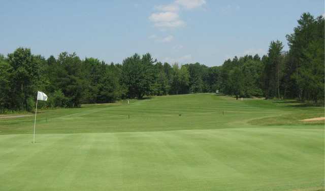 A view of a hole at Spring Brook Golf Course