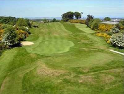 A view of the 1st green at Ava Course from Clandeboye Golf Club