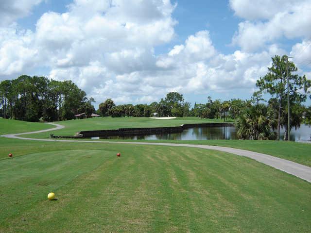 A view from tee at Quality Inn & Suites Golf Resort